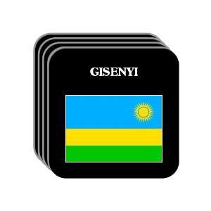  Rwanda   GISENYI Set of 4 Mini Mousepad Coasters 