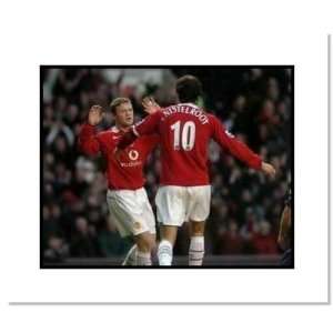  Ruud van Nistelrooy and Wayne Rooney Manchester Un Sports 