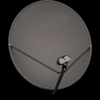 36 90cm Satellite FTA Dish with 4 Degree Kit w/2 LNBFs  