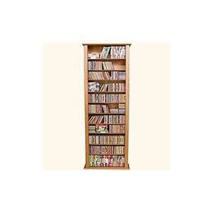  Tall Single Wide Multi Media Wall Storage Bookcase 