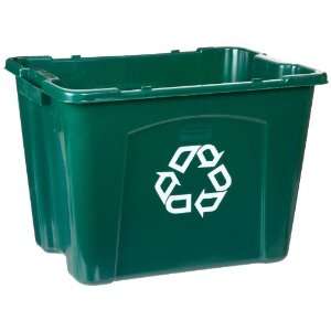   Gallon Recycling Box, Rectangular, 16.5 Width x 25.75 Depth x 26.5