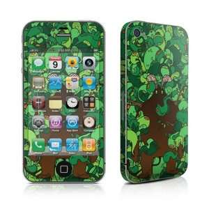 Forest Demon Design Protective Skin Decal Sticker for Apple iPhone 4 