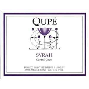  2009 Qupe Central Coast Syrah 750ml Grocery & Gourmet 