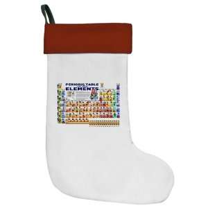  Christmas Stocking Periodic Table of Elements with Graphic 