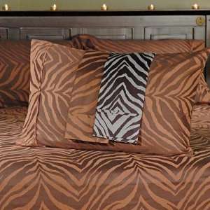   Zebra Pattern Jacquard Weave Extra Pillowcase Pair