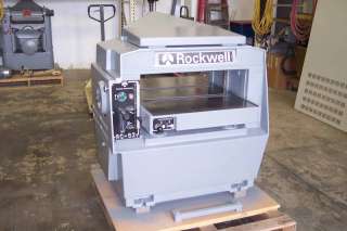 Rockwell 24 Planer; MD# RC 63  