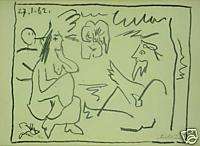 Pablo Picasso Les Dejeunersgnd #,d authenticated mint  