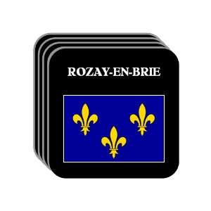  Ile de France   ROZAY EN BRIE Set of 4 Mini Mousepad 