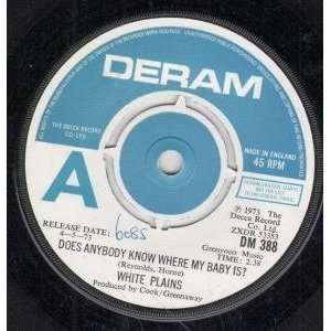   MY BABY IS 7 INCH (7 VINYL 45) UK DERAM 1973 WHITE PLAINS Music