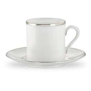  Royal Worcester Monaco Platinum Coffee Cup(s) And Saucer(S 