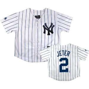  Derek Jeter New York Yankees Infant Home White Replica 