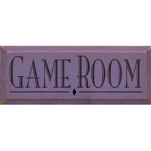  Game Room Wooden Sign