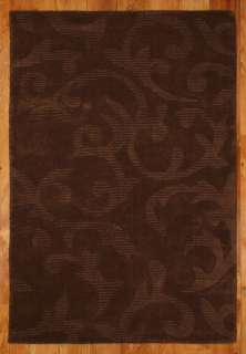 Paladian Chestnut 8x10 Hand Loomed Wool Area Rugs  