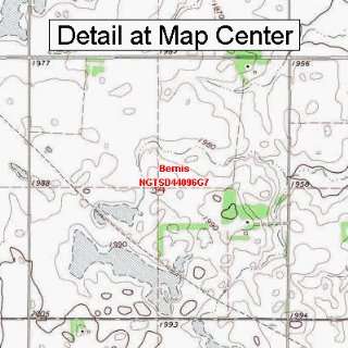  USGS Topographic Quadrangle Map   Bemis, South Dakota 