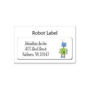  Robot Address Label