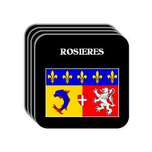  Rhone Alpes   ROSIERES Set of 4 Mini Mousepad Coasters 
