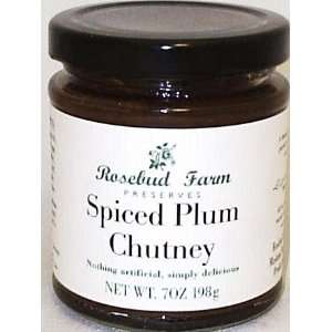 Rosebud Farm Spiced Plum Chutney  Grocery & Gourmet Food