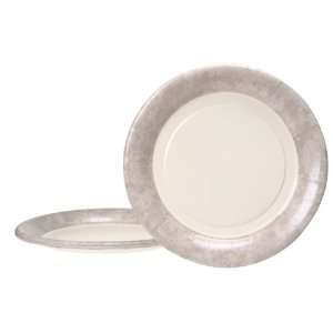  Paperproducts Design 8 Inch Taupe/Cream Paper Plates 