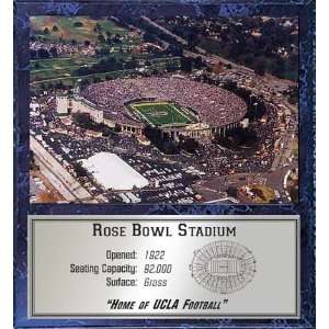 Rose Bowl Stadium (UCLA Bruins) 12 x 15 Plaque with 8 x 10 Stadium 