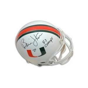  Bernie Kosar Autographed Miami Hurricanes Riddell Pro Line 