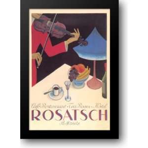  Rosatsch Caf Restaurant   Tea Room   Hotel 24x33 Framed 