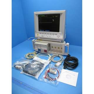 Agilent HP Philips Viridia 24C Color Patient Monitor W/ Modules Cables 