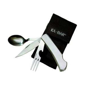  Hobo Fork/Knife/Spoon Diner Set, With Ballistic Sheath 