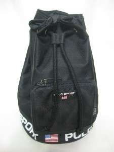 70 Ralph Lauren RLL Lauren Sport black back pack bag  
