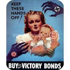  Canadian WW2 Military Keep These Hands Off MOUSE PAD 