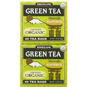 Bigelow Organic Green Tea Decaf Tea Grocery & Gourmet Food