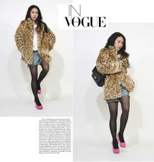 Designer inspired Leopard Faux Fur Coats/Half Length  