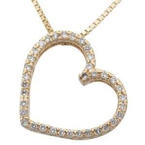  Diamond Heart Charm Jewelry