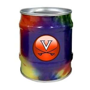  Virginia Cavaliers UVA NCAA Tie Dye Tin Bank Sports 