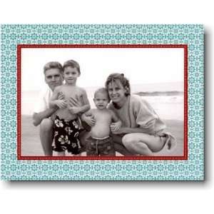  Boatman Geller Holiday Photo Card   Mosaic Blue Health 