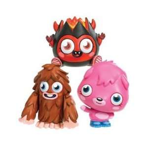   Moshi Monsters 3 Figurine Pack   Furi, Poppet & Diavlo Toys & Games