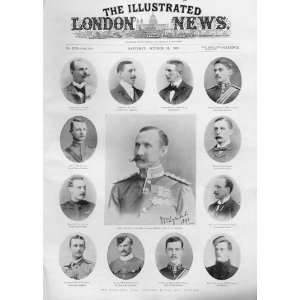   Gen Symons & 12 Portraits Of Boer War 