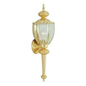  Outdoor Basics 25 Wall Lantern in Polished Brass
