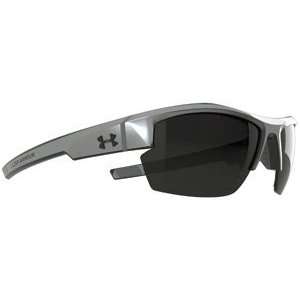 Under Armour Igniter Pro Sunglasses   Shiny Silver/Black with Grey 