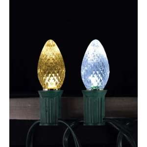  LED C7 Faceted Bulbs   Christmas Holiday Lighting