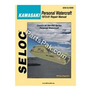 PWC ENGINE REPAIR MANUAL KAWASAKI, VOL I, 1973 1991  