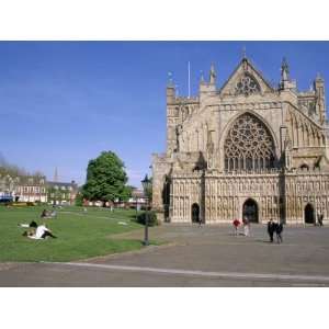 Exeter Cathedral, Exeter, Devon, England, United Kingdom Premium 