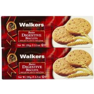 Walkers Butter Digestive Biscuit Cookies, 5.3 oz   2 pk.  