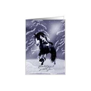  Danish Horse Christmas Card   Digital Painting   Glædelig 