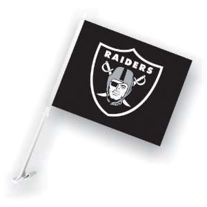    98904   Oakland Raiders Car Flag W/Wall Brackett