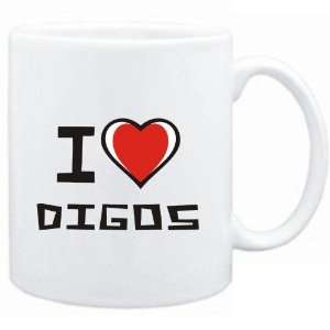  Mug White I love Digos  Cities