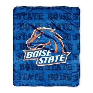 Boise State Broncos BSU NCAA 50 X 60 Micro Raschel Throw Blanket 
