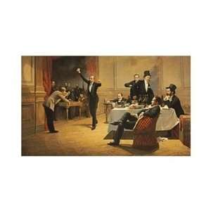    Ferencz Paczka   The Dinner Party Giclee Canvas