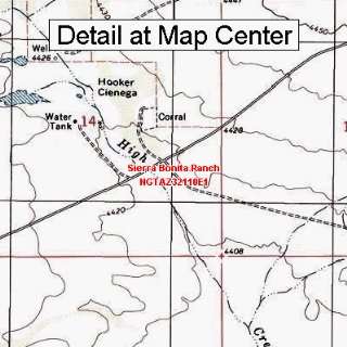  USGS Topographic Quadrangle Map   Sierra Bonita Ranch 