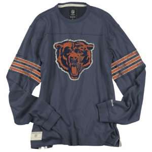  Mens Chicago Bears Vintage Long Sleeve Applique Jersey 