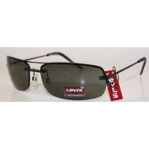  Levi Sunglasses 148 02 Black Bottom Rimless Sports 